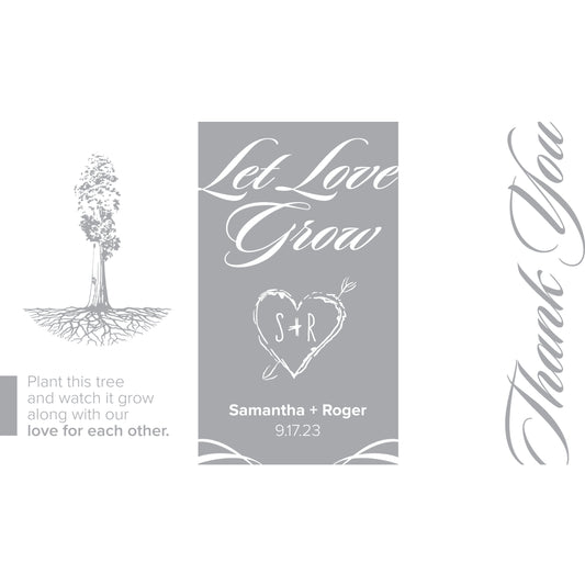 Let Love Grow Sapling Wedding Favor